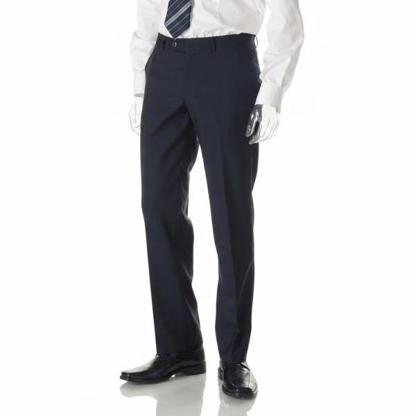 Pantalon de Service Homme Coupe Droite – Bleu Marine Foncé