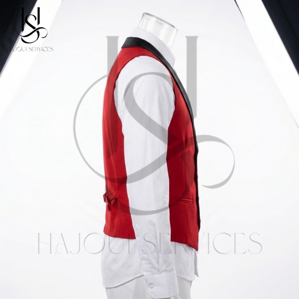Ensemble Gilet Col Châle & Chemise