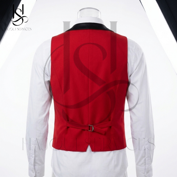 Ensemble Gilet Col Châle & Chemise