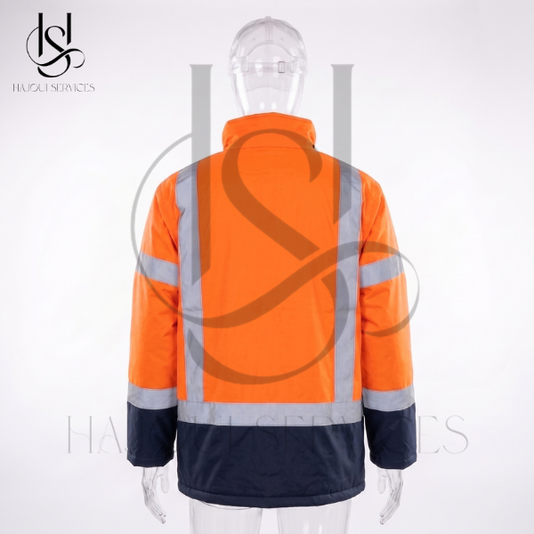 Ensemble Parka d'Hiver & Gilet Haute Visibilité Pro