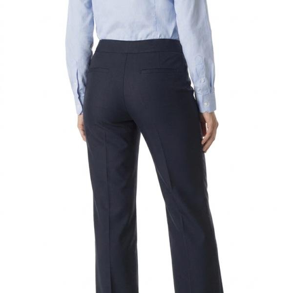 Pantalon de Service Femme Coupe Droite – Bleu Marine