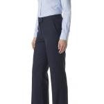 Pantalon de Service Femme Coupe Droite – Bleu Marine